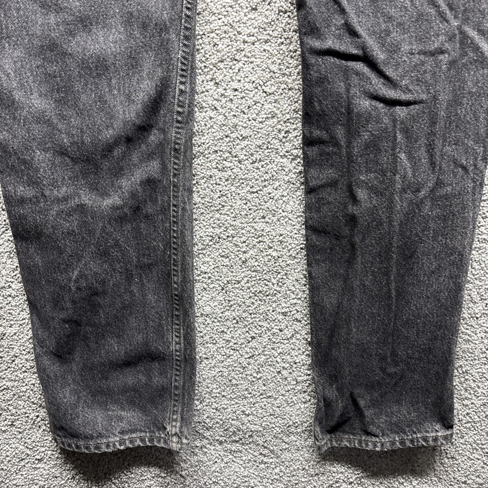 Vintage Levi's 40505-0259 505 Denim Black Jeans Orange‎ Tab USA 32x34 Distressed - Picture 2 of 14
